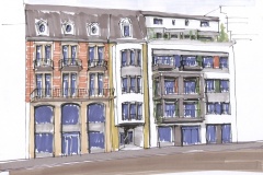 Immeuble résidentiel et commercial à Esch-Alzette