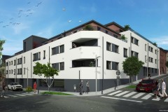 Immeuble résidentiel et commercial à Rodange 